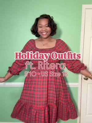 Your holiday schedule is packed—time to find the perfect outfit for every occasion! 🎄✨#ritera #dresses #winter #midsize #plussize #fashion #fashiontiktok #clothingbrand #holiday#riterashop