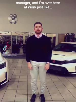 No one likes sales managers or sales people. But i promise were just humans too 😂🤣🤷🏻‍♂️ #salesman #saleshumor #salesmanger #honda #hondacivic #typer #hondacivictyper #funnyvideo #meme #stillgotajobtho #likeaprayer #wait #jersey #jerseyshore  #theydontloveyoulikeiloveyou #vinnyinspired 