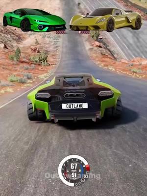 Lamborghini Temerario Vs Hennessey Venom F5 #beamng #beamng_drive #forzahorizon5 #fh5 #gaming #lamborghini #hennesseyvenomf5 #fyp #foryoupage #goviral