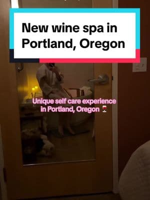 A wine bath was definitely a first 🫧  Thank you @winespa_pdx for this luxurious experience! #vinotherapy #oregonwine #portlandspa #thingstodoinportland #portlandmassage #winespa 