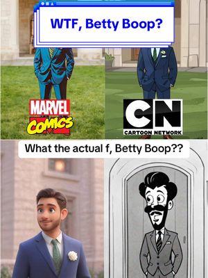 I wouldn’t let my future kids near that last one #marvel #marvelcomics #cartoonnetwork #disney #pixar #bettyboop #aboutavgjoe #aaj #weddingphoto #weddingportrait #aifilter 