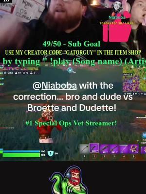 Teachers are wrong sometimes as well! APPARENTLY bro and dude dont go for our ldy friends but instead refer to them as Broette and Dudette! @Niaboba with the assist! 😂😂 #bro #dude #broette #dudette #classinsession #professorGatorguy426 #fyp #fypシ゚viral #fyppppppppppppppppppppppp #roadto50subscribers #fortnite #fortnitefunny #fortniteclips @Maddie 🖤🎮 @HotMicGaming @Shamrocker855 