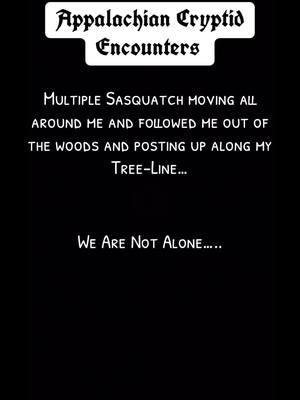 Appalachian Cryptid Encounters, ALERT, being followed out of the woods by Sasquatch in Putnam County, West Virginia. #putnam #sighting #sasquatch #encounter #Appalachia #cryptid #paranormal #Outdoors 