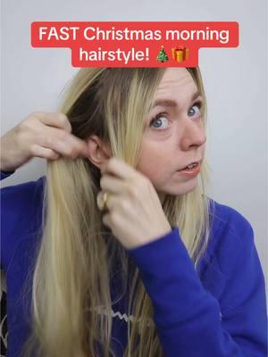 Look SO CUTE in all the Christmas morning pictures!!! #christmashair #christmasmorning  #fasthairstyle #quickhairstyle #easyhairstyle