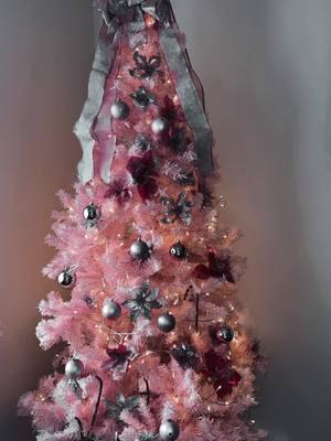 Its giving christmas #pinktree #vibes 