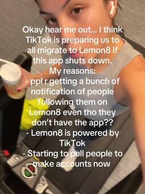 Will we migrate to #lemon8 🍋? #lemon8us #tiktokban #TikTok #socialmedia #fyp 