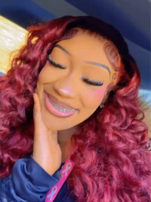 @Hedyhairamazon 😍😍 99j deep wave wig #hedyburgundywig #hedyhairamazon #99jwig #burgubdywig #amazonwig #wandcurls #wandcurlsondeepwave #reddeepwave #freepartwig 