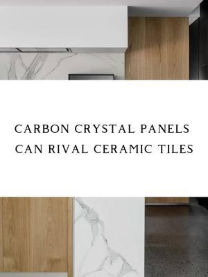 carbon crystal panels can rival ceramic tiles#carboncrystalpanel #wallpanel #HOMEDM #designers #decoration 