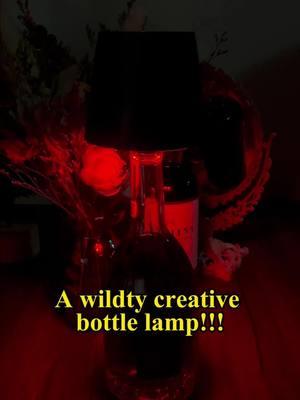 With this lamp, even an empty bottle becomes a work of art! #nightlight #creativeproduct #winebottlelamp #winebottle #creativedesign #nightlightdesign #tiktokmademebuyit