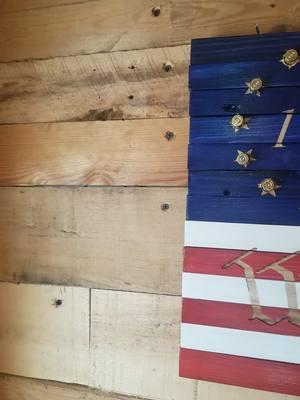 Done with this #wooden #americanflag #starsandstripes on to next #flag    #wood  #pallets  #blessed  #keephustling #neverlosefaith