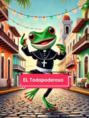 You’re strolling through Old San Juan when you spot… a coquí priest salsa dancing in the street to Héctor Lavoe’s ‘El Todopoderoso!’ 🐸⛪💃 This little guy’s got more rhythm than your abuela at a family party! The cassock might scream ‘holy,’ but those dance moves are downright heavenly! Meanwhile, the cobblestones and colorful colonial buildings are vibing like they’ve never seen a priest frog bust a move before. Moral of the story: never underestimate the power of a salsa-loving coquí with the Lord on its side. 🙌🎶 #CoquiVibes #OldSanJuan #SalsaPriest #humorlatino #humorboricua #ai #paratii 