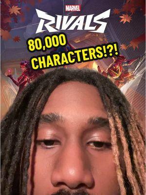 80,000 CHARACTERS!? HOW IS OVERWATCH GOING TO REACT?! #greenscreen #rivals #marvelrivals #characters #overwatch #fypシ 