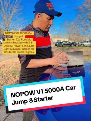 Fyp#foryoupage#NOPOW V1 5000A #Car #Jump & Starter#12V #Portable #Lithium #Booster # 3.3"' Display#Power# Bank#LED #Light & Jumper #Cables # Gas #to 10L Diesel #Engines#TikTokShop #getitbeforeitsgone #@🦋💓प्यारी_चन्द्रिका💓🦋 @Janitatamang5 @lovelychunku @Prakash Bhandari132 @🕉️(Dear•Raj•babu🔱 