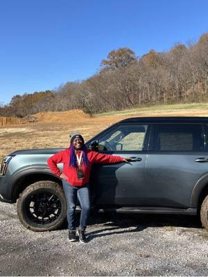 Hey #OutdoorsyBlackWomen! Here's more from my adventure in Franklin TX. If you're from the south, you've probably been #muddin a time or too. And as the #overlanding, #offroading and #vanlife communities grow having the perfect vehicle for those trips is key. Most of you know I'm a full time rver #RVLife so I'm always looking for great ways to tow and cars built for adventure. I was able to test the #nissanarmadaplatinum Pro4 on another #offroading course, in the mud and much more! This gem has a tow capacity of 8500lbs and tows like a dream. I had so much fun doing the offroading course and t was testing out the different camera views, maneuverability and ease of the drive. @Nissan USA  I'll have footage and more out OutdoorsyBlackWomen.com coming soon #nissan #nissanarmada #platinum #nashville #nissanlovers #nissanusa #nissanclub #nissanfans #offroading #newcar #car #cars #carswithoutlimits #carsofinstagram #overlanding  #Blackgirlsrock #mudding #luxurysuv #luxurycars #tennessee #franklintn #nashville #offroad4x4 #offroadtiktok #overland #blackrvers #blackvanlife #muddinglife 