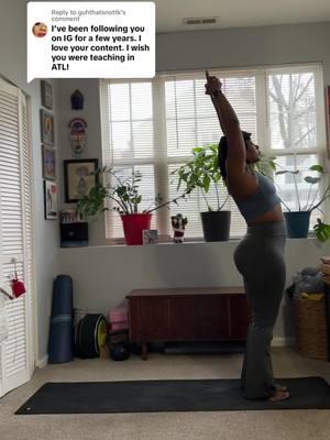 Replying to @guhthatsnottk I appreciate you so much.🙏🏿 I guess we will be back on IG soon😫 #sticky #yoga #moveyourbody #zohameanslight #curvy 