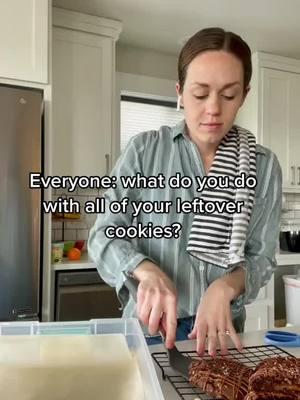 What do you do with your leftover cookies? 🍪😋 #baker #cookies #cookielover #bakery #baking #bakingathome #Foodie #foodblogfeed #dessert #healthcare #hospital #relatable #funny 