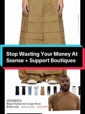 @Busky Okuns You know, Ssense is not the only place to find niche and emerging designers. So why pay more? #bargainshopping #ssense #vetements #jilsander #simonerocha #paulacanovasdelvas #supportsmallbusiness #emergingdesigner cc @SVRN 