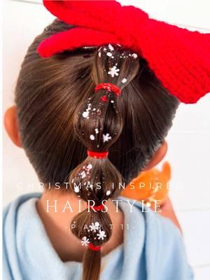 Christmas inspired hairstyle! PART 11 #cutehairstyles #easyhairstyles #hairstyles #hairtutorial #hairideas #christmashair #christmashairstyle #hairinspiration #trendinghair #trendinghairstyles 