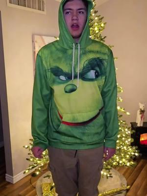 Its last day of school before Break and we are all ready for it.  ##grinch#christmasbreak #autism #kenonmom #kenosautismjourney #autismwithkeno #selmankeno #keno 