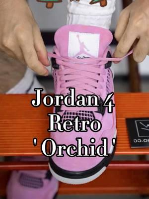 Jordan 4 Retro Orchid Showcase - #sneakers #sneakersaddict #jordans4 #fashiontiktok #fyp