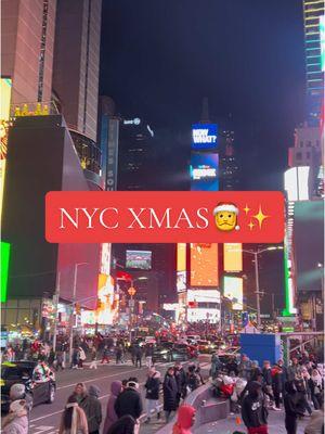 Finally got to see NYC during the Christmas season🥰🎅🎄#nycchristmas #timesquare #christmasinnewyork#rockerfeller #newyork#nycatchristmastime 