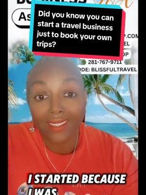 I started my business because I was already traveling...SIMPLE! #travelagentlife #TRAVELBUSINESS #WORKFROMANYWHERE #TRAVELTIPS #travelhacks #joinmyteam #TIKTOKLIVE 