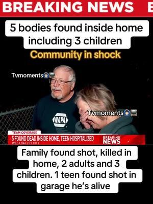 Family of 5 found dead inside West Valley hone #Utah #westvalley #westvalleycity #shooting #crimejunkie #truecrime #breakingnews #murder #murdermystery #murdermystery2 #fyp #fypシ #viral #viralvideo #tvmoments🙆🏻‍♂️📺  