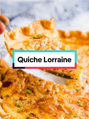 Is there anything better than Classic Quiche Lorraine? It's simple, delicious, and perfect for elevating any brunch spread! 🥧✨ DM me the word “QUICHE” and I’ll send you a link to the recipe! #blogger #foodblogger #food #easymeals #EasyRecipe #rochester #rochesterny #newyorkblogger #rochesterblogger #hotmess #quiche #breakfast #brunch https://www.thelifejolie.com/quiche-lorraine-recipe/