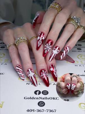 BOOK with us link in bio  🏠LOCATION:  7204 W Hefner Rd, OKC, OK 73162—————————————————— ☎️ PHONE : 405-367-7367——————————————————— 🌟INSTAGRAM:goldennailsokc ——————————————————— 🌻FACEBOOK:Golden Nails OKC——————————————————— 💥TIKTOK:Goldennailsokc ———————————————————- ⏰ BUSINESS HOURS:Mon-Sat: 10:00AM to 7:00PM Sun: Close #goldennailsokc #dippowdernails #okcnails #okcnailtech #okcartist #okcnailsalon #okcnails💯 #bestnails #trendynails #nailart #nailinspo #nail2inspired #trendyreel #reels #reelsinstagram #reel #reelitfeelit #reelsviral #reelsnails #christmas #christmasnails #holidaynails 