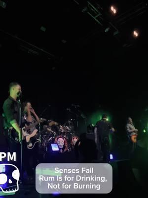 Senses Fail Rum is for Drinking, not for Burning #sensesfail #rumisfordrinkingnotforburning #emopunkmemories #epm #ElderEmo #EmoScene #MusicMemories #NostalgiaVibes #concerts #shows 