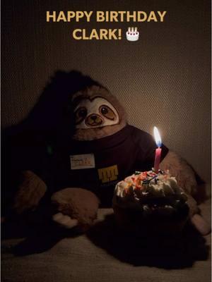 Happy birthday to everyone’s favorite sloth! #birthday #clarkinthepark #titletown #greenbay 