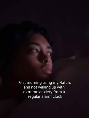 Not only did I get the best sleep. I was able to play Rain Sounds to help me unwind for the night. I also did some meditation all off my @Hatch for Sleep 🌙🫶🏽#wellness #hatchalarmclock #hatchclock #sunriseclock #hatchalarmclockreview 