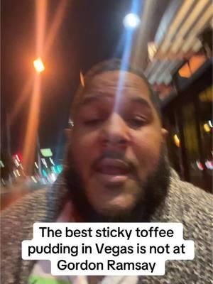 The Best Sticky Toffee Pudding in Las Vegas  #vegas #lasvegas #dessert #stickytoffeepudding #gordonramsay #brandonfromvegas