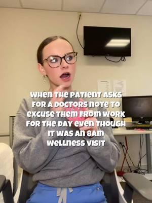 Listen, if taking a day to yourself isnt wellness then idk what is, you need tomorrow too? #doctorpatient #clinical #doctorsoftiktok #patientcare #patientsbelike #primarycare #rn #medicine #med #medhumor #wellnesstok #MentalHealth #mentalhealthday 