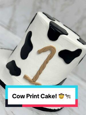 Let’s decorate this cake! 🤠 #felipescreations #felifans #cake #cakedecorating #bakersoftiktok #baking #cowprint #cowprintcake 