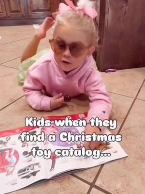 Somebody find me that Santa fella, quick. 😅 . #c5farm #toddler #christmas #catalog #funny #jokes #lol #santa #merrychristmas #toys #kids #reels #reelsinstagram #explorepage✨ #explorepage #explore #explorepageready #funonthefarm #littlesister #kid #kidlife #christmastime #iykyk #relatable #sis #fyp