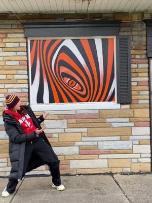 It’s the eye of the tiger 🐅 🎵 mini mural for Fraser Star Lanes. @benjaminmoore exterior paints @montanacans  @zibrapainting brushes #tigermural #eyeofthetiger #orangemural #tigereye #detroitmuralist #michiganmuralist #michiganmuralartist #detroitmuralartist #muralartist #zibrabrushes #tigerart 