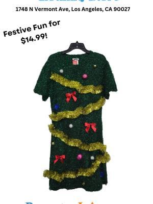 Half Off Clothing Store has Festive Fun for $14.99 at Half Off Clothing Store in Los Angeles #Christmas #christmasparty #holidayoutfits #Outletstore #discountstores #losangeleslife #Bargainsla #holidayshopping #shoppingfun #tiktok