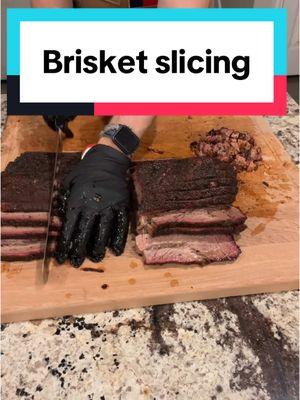 Here’s a simple way to slice your brisket. #bbq #texasbbq #brisket #bbqbrisket #brisketslice how to slice brisket #texpatbbq #celinatx #prospertx