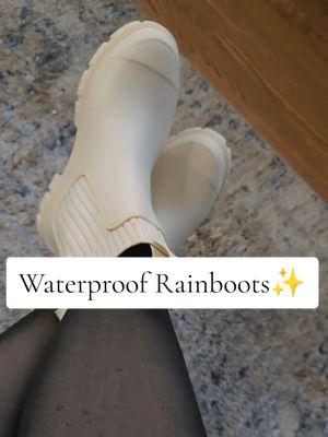 Estas botas impermeables para lluvia o nieve no te pueden faltar en el clóset ✨️ #waterproofrainboots #trendyrainboots #bootseason #boots #rainbootsfashion #winterboots #rainboots #tiktokshopholidayhaul #tiktokshopholidaydeals 