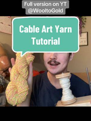 Handspun Art Yarn tutorials! First in the series, go check out the full version with all the details on my other platforms! What other art yarn tutorials and how to’s do you want to see?  #artyarn #tutorial #craft #fyp #youtube 