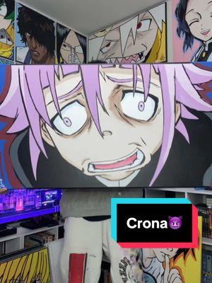 The 🐐 Crona✨ ❗️DreadHeadArts.com❗️ #crona #souleater #fyp #art #painting #anime 