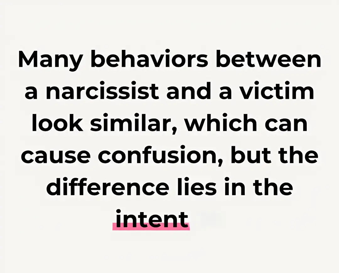 Many behaviors between the #narcissist and the victim can look very similar but it's the intent behind the action. They are looking to hurt and control us while we are looking to save ourselves. #narcissist #narcissism #narctok #narcissisticabuse #npd #npdawareness #narcissisticabuserecovery #narcissisticrelationship #narcissistic #narcissisticex #narcissisticparent #abuse #abuseawareness #toxic #Relationship #toxicrelationship #fakerelationship #emotionaldamage #brokenheart #karma #gaslighting #manipulation #lovebombing #manipulationtechniques #mindgames #projection #lies #deception #liesyouweretold #silenttreatment #blameshifting #coercion #coercivecontrol #discard #reactiveabuse #discardedbythenarc #traumabond #traumabondrecovery #MentalHealth #mentalhealthmatters #MentalHealthAwareness #dva #dv #emotionalabuse #mentalabuse #psychologicalabuse #verbalabuse #disrespectful #delusional #covertnarcissist #narcissisticfamily #evil #angry #rage #loss #confused #lonely #fighting #control #redflags #fakesituation #slander #smearcampaign #hurt #hurtmyfeelings #nocontact #domesticabuseawareness #domesticviolenceawareness #domesticviolencesurvivor #domesticviolence #victim #feelingalone #games #sick #cheating #cheaters #marriage #husband #wife #boyfriend #girlfriend #Love #fakelove #betrayal #breakup #divorce #depressed #anxiety #trauma #grief #ptsd #childhoodtrauma #therapy #victimblaming #playingvictim #beware #monster #onesidedlove #healing #HealingJourney #healingprocess #empath #sad #leavingabuse #danger #lifeafterabuse #freeyourself #youdeservebetter #boundaries #breakthecycle #dvsurvivor #abusesurvivor #narcissistsurvivor #narcissisticpersonalitydisorder #emotionalvideo #lifequotes #relatable #trending #fyp #viralvideo 