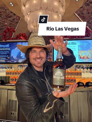 Cheers to good times and great company. Thank you @Rio Hotel & Casino for having us!  🥃 #fyp #vegas #iansomerhalder #brothersbondbourbon #brothersbond #timetobond #riohotel #lasvegas #lasvegastiktok #lasvegasbartender 