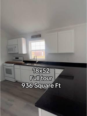 Stunning 2 bed 2 bath modular home with a spacious loft plus we offer financing up to 30 years! #saddlebrookelife #tinyhouse #dreamhome #farmlife #fyp #loft #farmhouse #modern #affordablehousing  