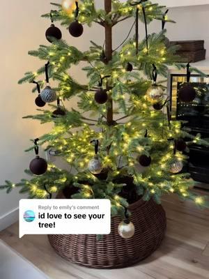 Replying to @emily some will love it, some will hate it, but I just looooove our charlie brown tree! This is the alpine balsam fir artificial tree🫶 #balsamfir #christmas2024 #organicmoderndecor #charliebrownchristmas #charliebrowntree #skinnychristmastree #trending 