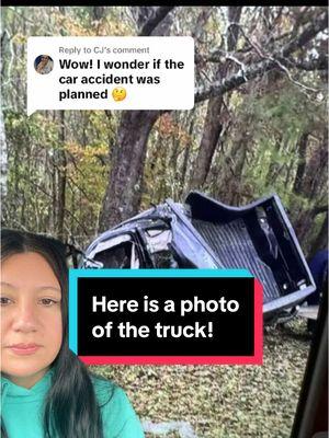 Replying to @CJ Here’s a picture of the mangled truck from the Fayette County AL crash! #fyp #foryou #crime #truecrime #news #breakingnews #police #cps #investigation #court #update #missing #child #khaleb #stevencollins #wendybailey #viral @Missing _in_USA  