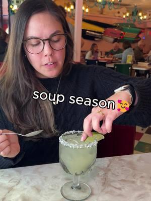 Mmm, that's good soup. #Chuys #ChuysRestaurant #ChuysTexMex #Soup #SoupSeason #CozyVibes #Margarita #Margs