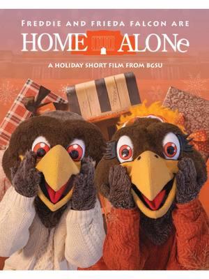 You're never home alone when you're a Falcon. 🧡 Thank you for watching “Freddie and Frieda Falcon are Home Alone:” A BGSU holiday short film 🛷 ✨🍿 🎥 🧣 Happy holidays from Bowling Green State University!  #AlwaysBG #BGSU #HomeAlone #holiday #shortfilm #holidaycountdown #homealone2 #bgsufalcons 