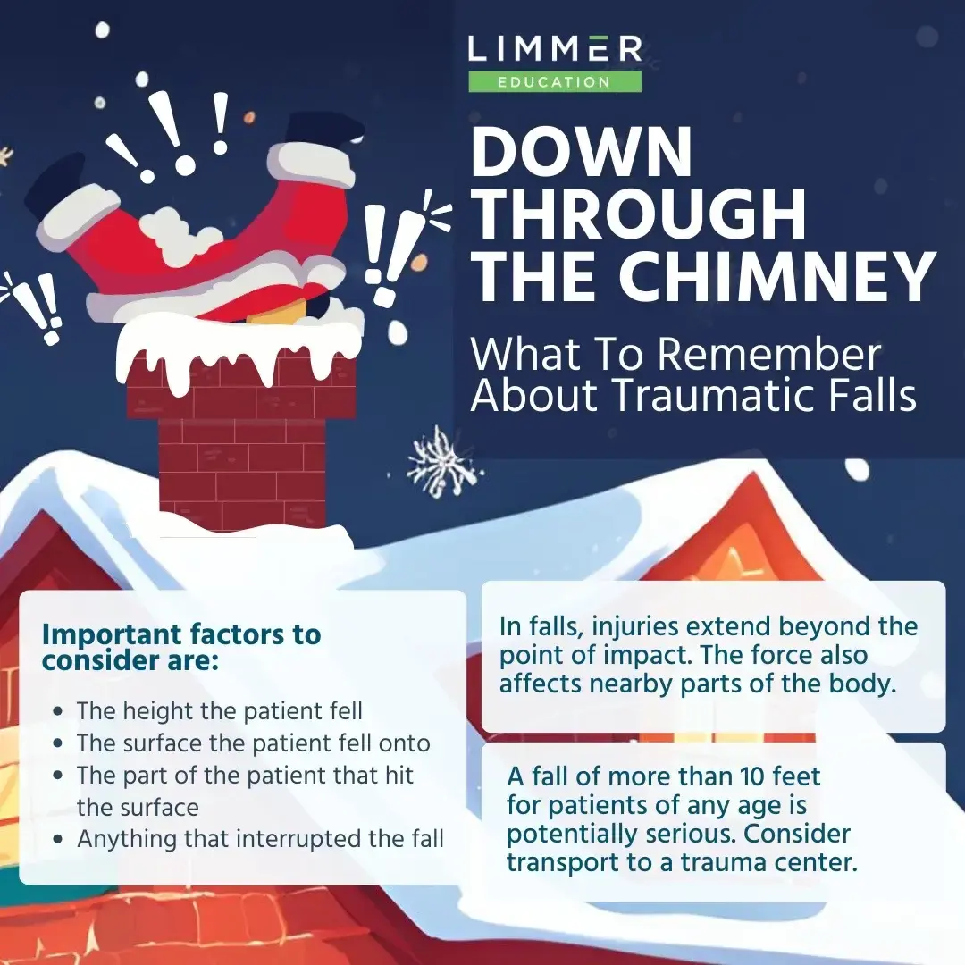 This holiday season, we're decking the halls with some more EMS knowledge! Check out our four festive posts packed with critical tips and reminders for emergency care during the holidays: 🎅 Down through the Chimney: Key things to remember when treating traumatic falls. 🎄 Lighting of the Christmas Tree: Stay prepared with our guide on managing thermal burns. ❤️ Seasonal Stress and Cardiac Risks: Understand how holiday stress can trigger cardiac emergencies. 🍷 Holiday Binge Drinking: Tips for recognizing and treating alcohol poisoning. Stay safe, and happy holidays! #emt #emtstudent #ems #paramedic #aemt #emergency #emergencymedicine #firstresponders #ambulance 